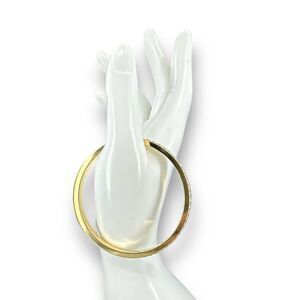 Avon Bangle Rhinestone Over Gold Tone